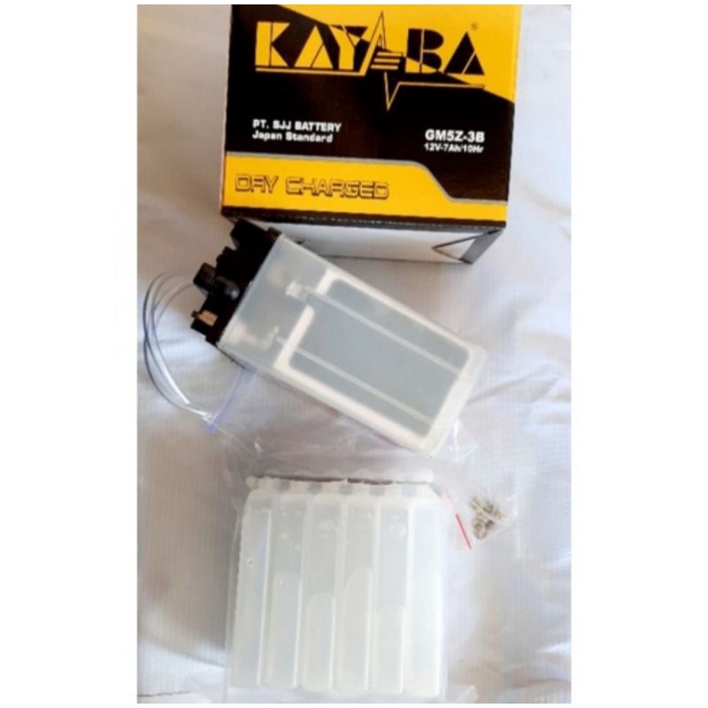 Jual AKI MOTOR BARU ACCU BASAH MERK KAYABA GM5Z-3B 12V 7AH VEGA MIO