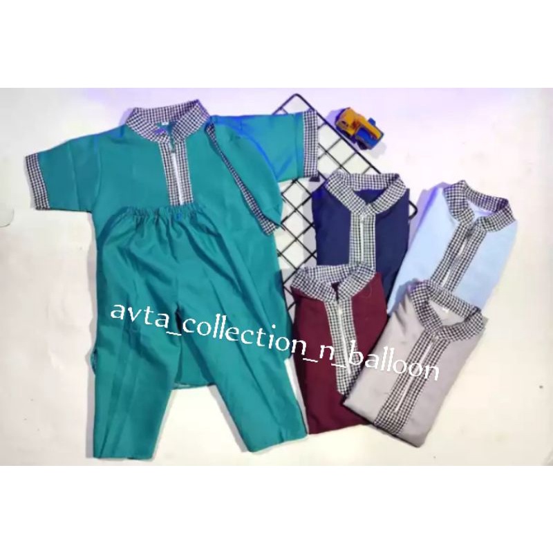 Jual BAJU KOKO ANAK LAKI LAKI Model TURKI/ Setelan Baju KOKO anak