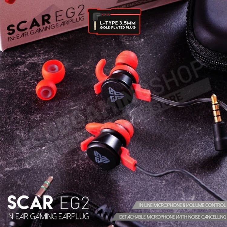 Jual Fantech SCAR EG2 - Gaming Earphone | Shopee Indonesia