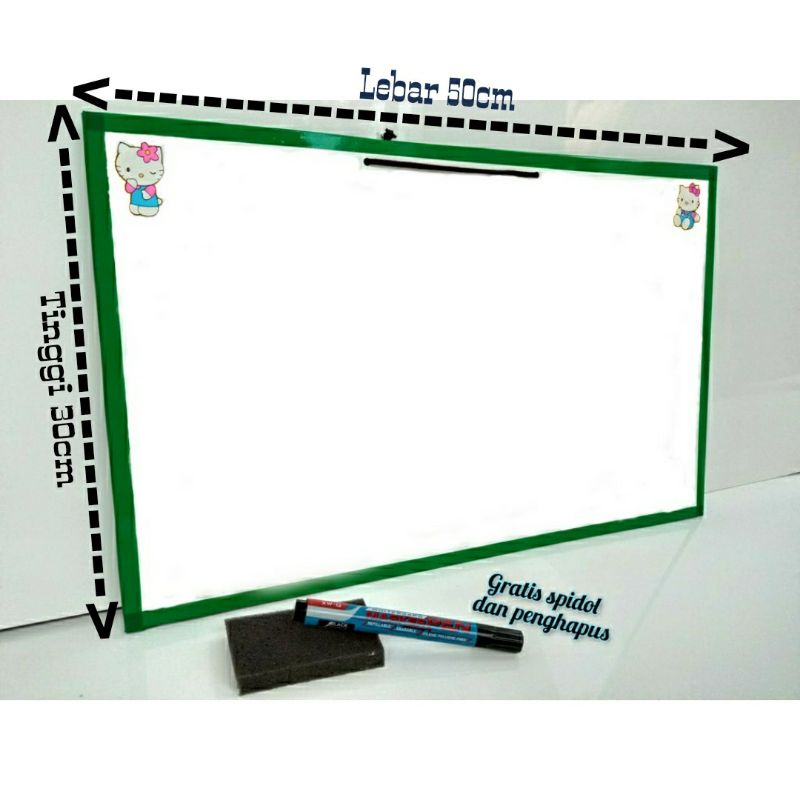 Jual Papan Tulis White Board Anak Karakter Ukuran 30x50 Shopee Indonesia