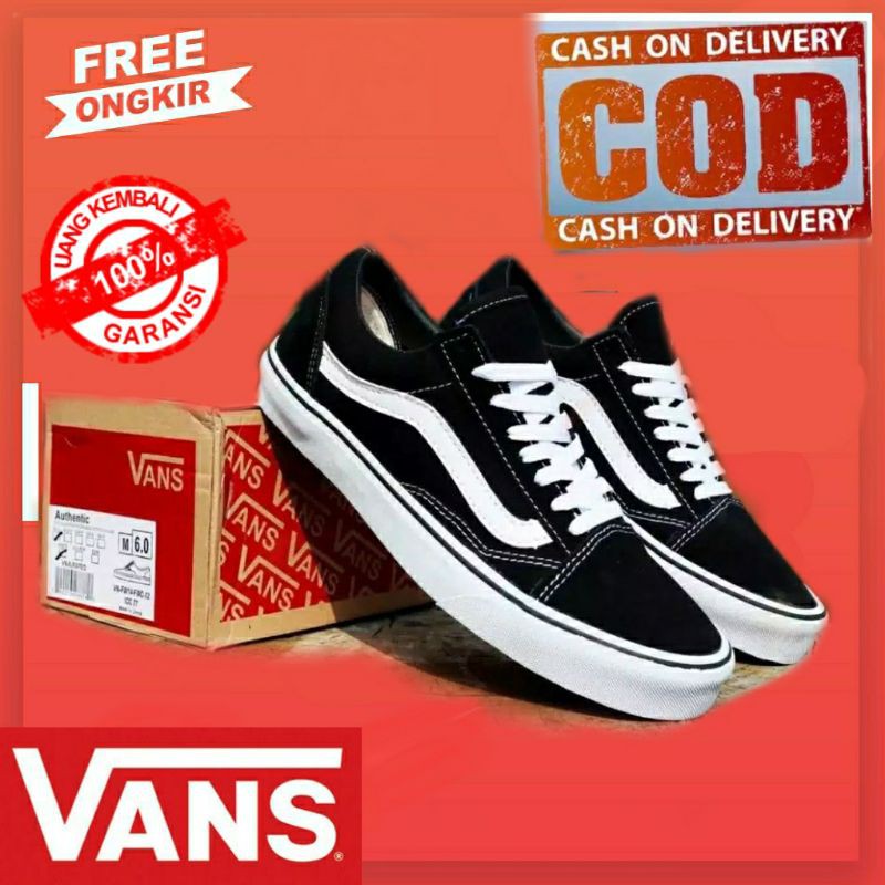 SEPATU VANS OLD SCHOOL SEPATU SNEAKERS PRIA WANITA SEPATU SEKOLAH HITAM PUTIH MURAH ORI PREMIUM