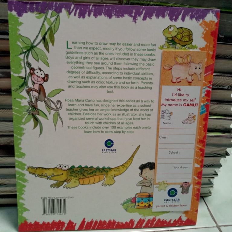 Jual BUKU ANAK LEARN TO DRAW THE JUNGLE BELAJAR MENGGAMBAR HUTAN RIMBA ...