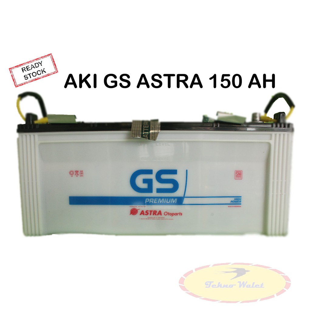 Jual Aki GS Goldstar Premium N150, 150 AH Aki Basah | Shopee Indonesia
