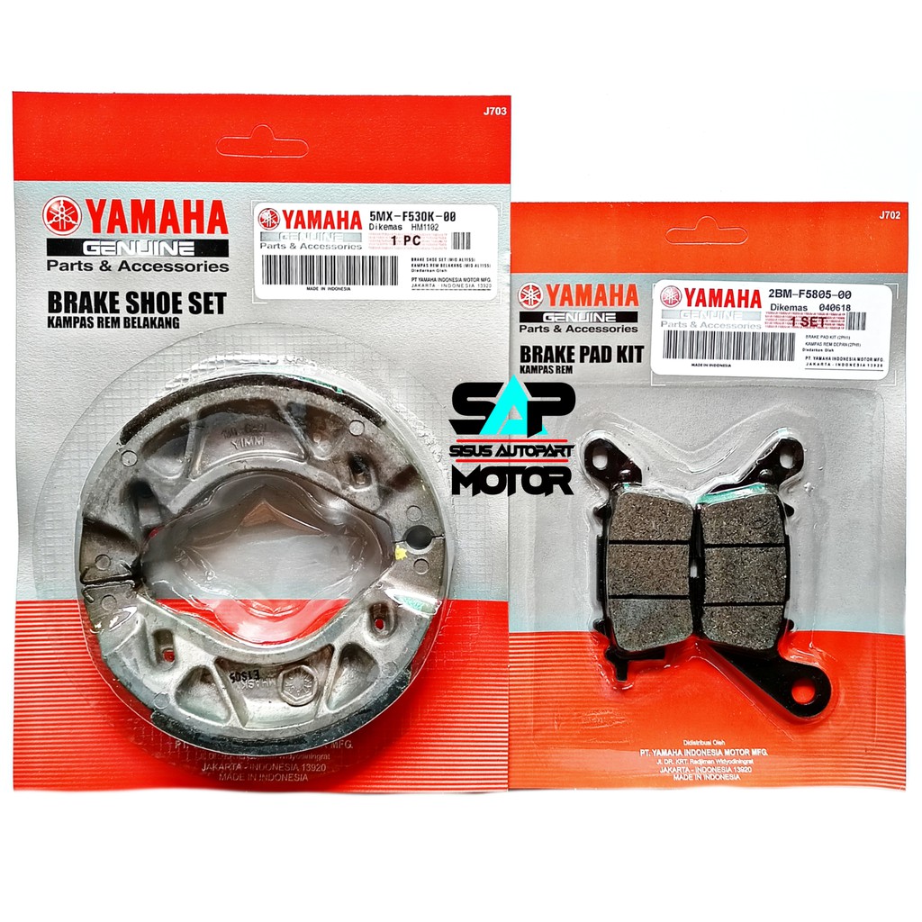 Jual KAMPAS REM MIO M3 FAZZIO FREEGO GRAND FILANO FINO 125 SOUL GT 125 ...