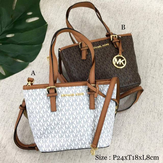 Michael kors jet set cheap carryall tote