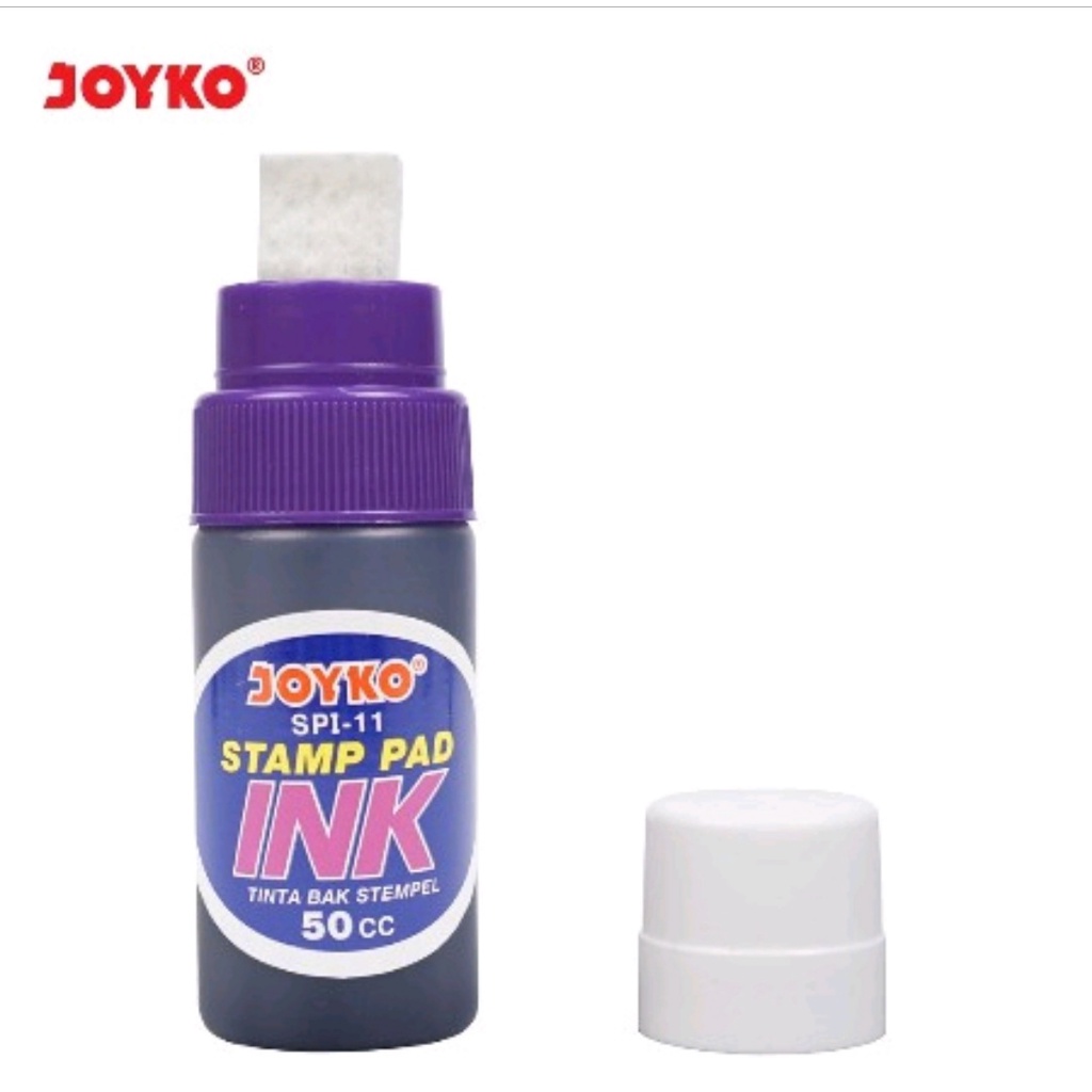 Jual Stamp Pad Ink Refill Tinta Stempel Joyko Spi Ungu Shopee Indonesia