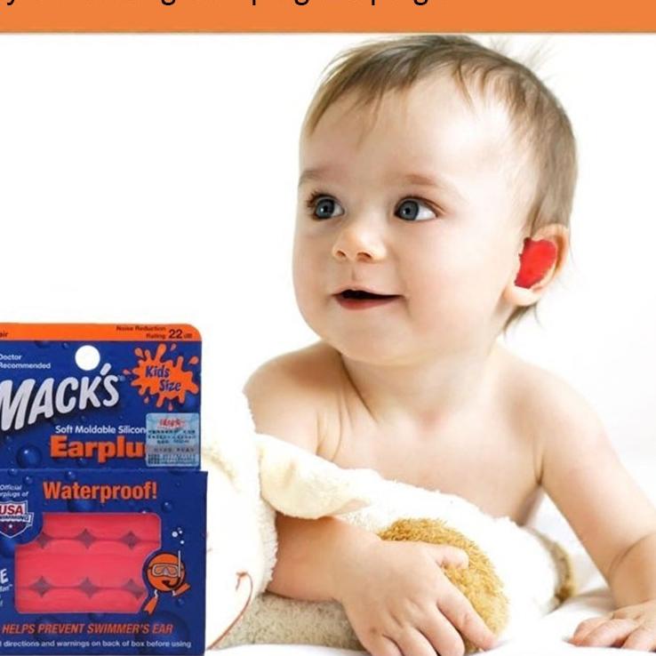 Jual Terjangkau Macks Ear Plug 6in1 For Baby and Kids - Penutup Telinga ...