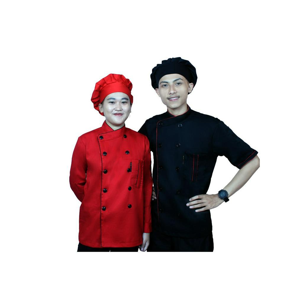Jual Topi Koki Topi Chef Pria Wanita Bahan Drill | Shopee Indonesia