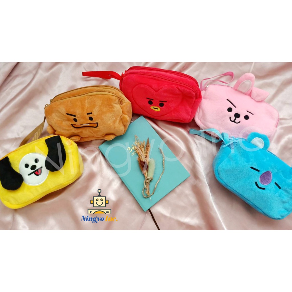 Jual Dompet Bts Korea Karakter Kain Serba Guna Bt21 Pouch Make Up ...