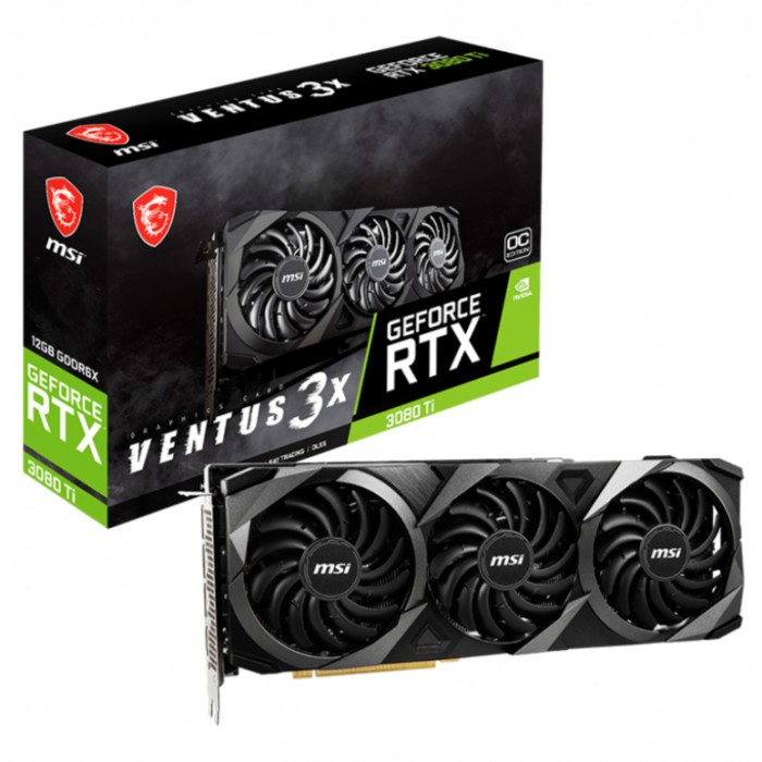 Jual MSI GEFORCE RTX 3080 TI VENTUS 3X OC 12GB GDDR6X | Shopee Indonesia