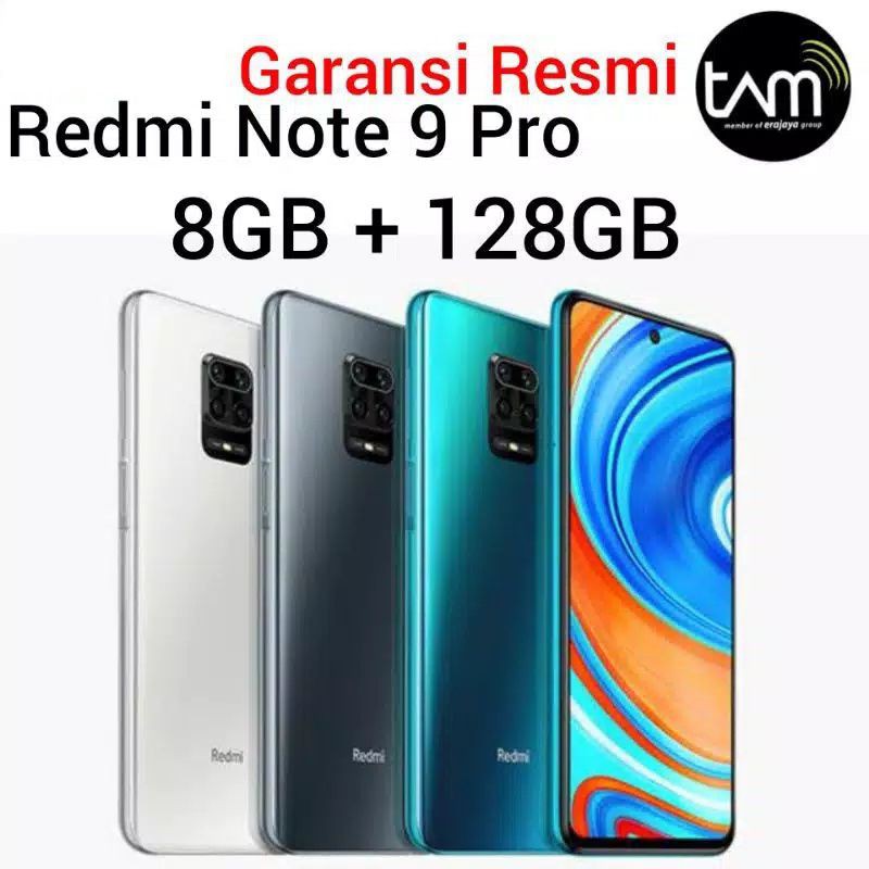 Jual Xiaomi Redmi Note 9 PRO 8/128 TAM Garansi Resmi RAM 8GB 128GB 6/64 ...