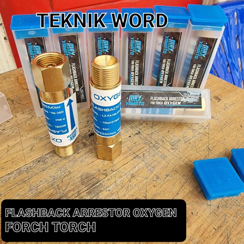 Jual FLASHBACK ARRESTOR FOR TORCH OXYGEN MAX YAMATO / FLASH BACK ...