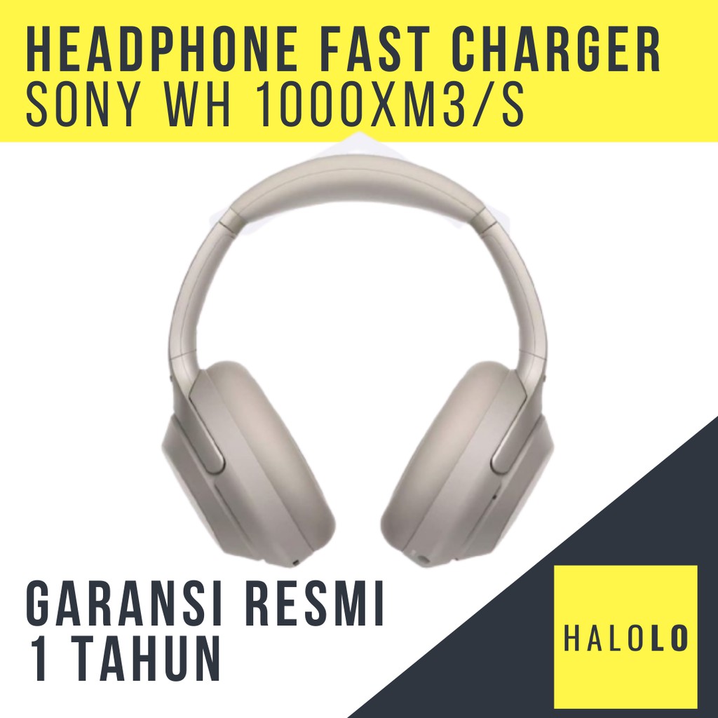 Jual HEADPHONE HEADSET GAMING SONY WH 1000XM3 S GARANSI RESMI 1 TAHUN Shopee Indonesia