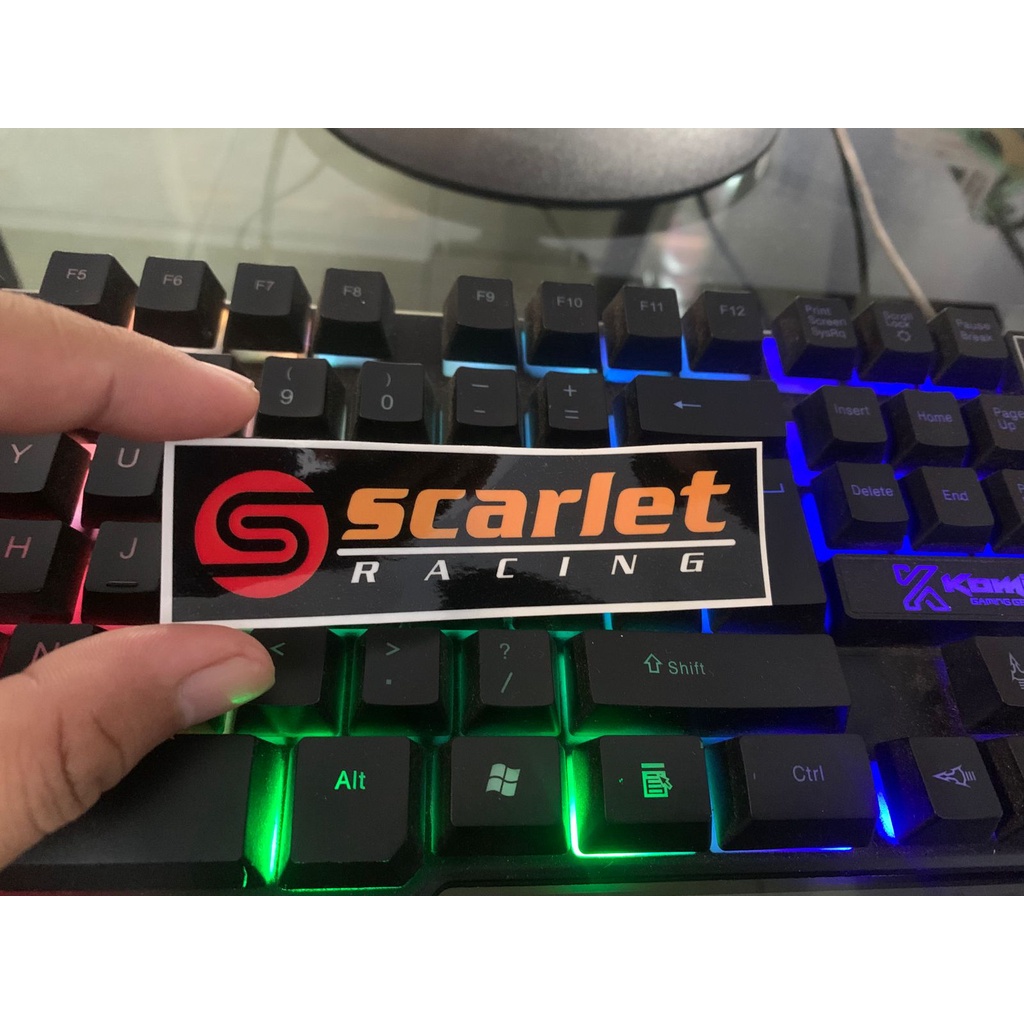 Jual STIKER MOTOR SCARLET RACING | Shopee Indonesia