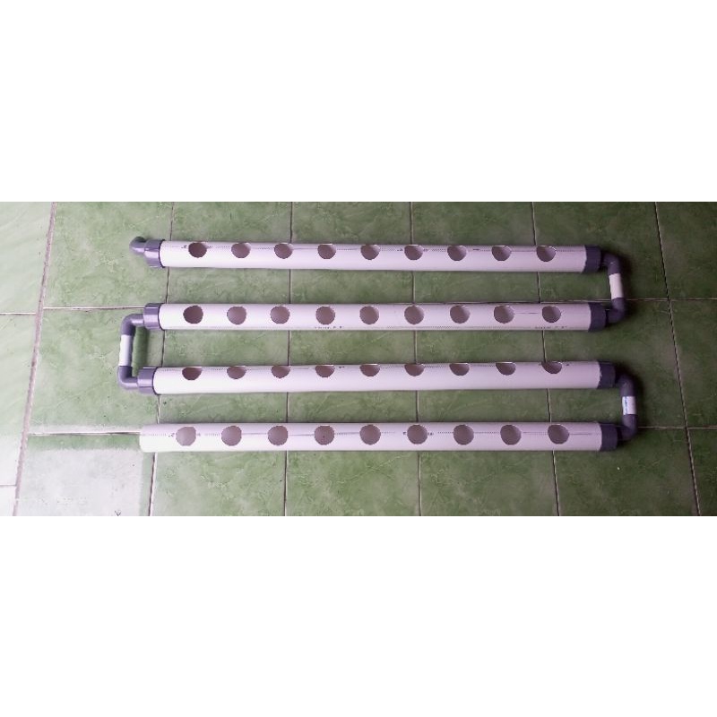 Jual INSTALASI HIDROPONIK SISTEM NFT PIPA PVC 2 INCI 36 LUBANG TANAM
