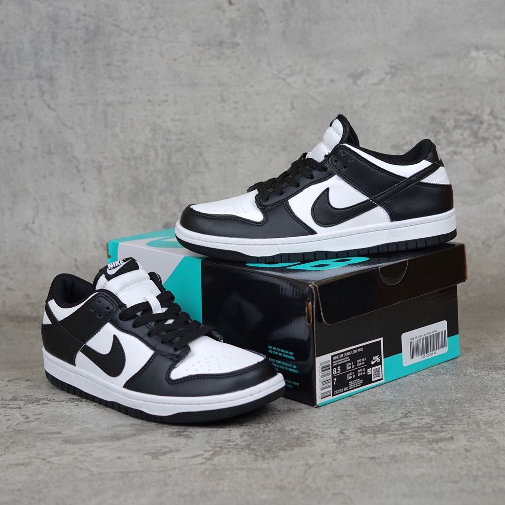 Jual Sepatu Nike SB Dunk Low Retro Pro Black White Hitam Putih Original ...