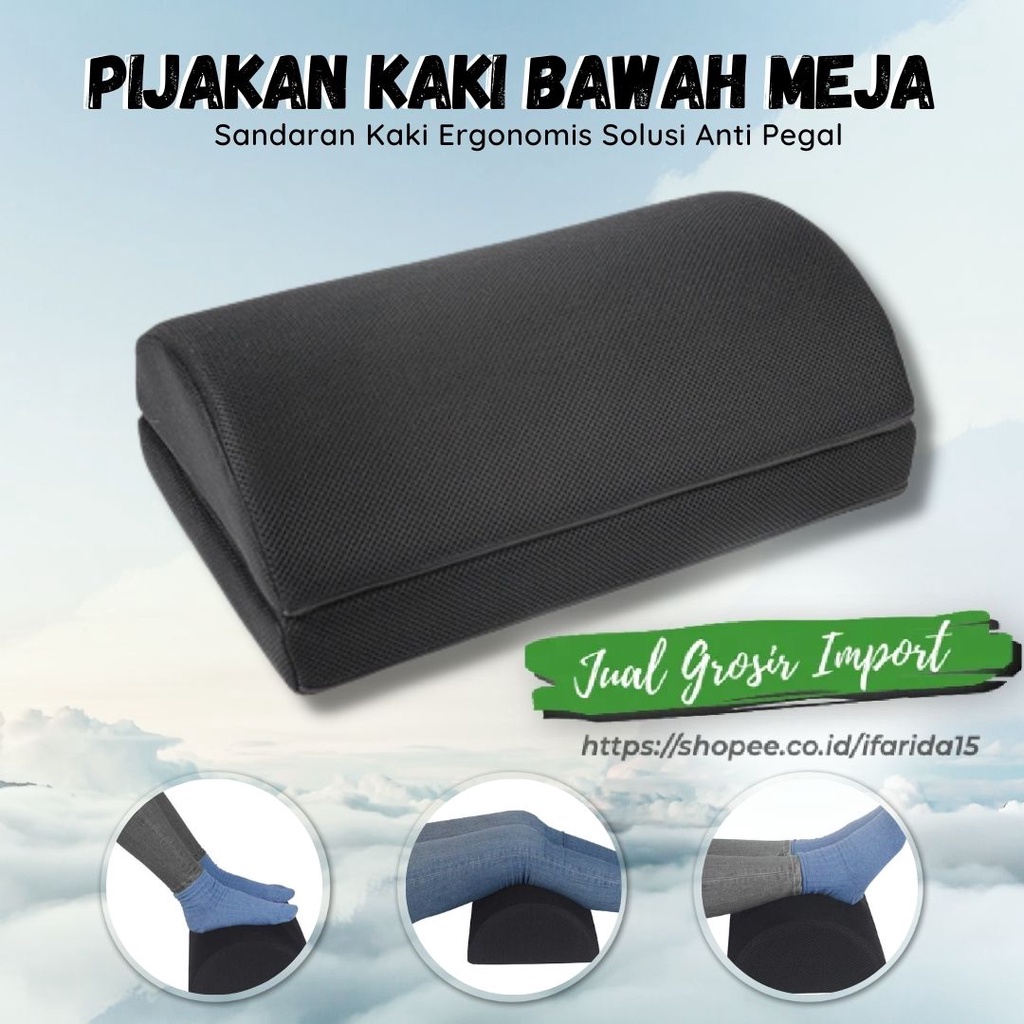 Jual Foot Rest Pijakan Sandaran Kaki Meja Kerja Kantor Anti Pegal ...