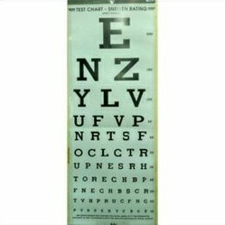 Jual Snellen / Snelen E Chart / Poster Kertas Test / Tes Penglihatan ...