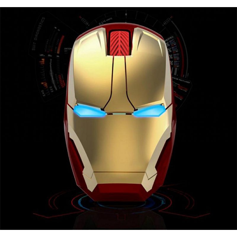 Jual mouse wireless laptop iron man | Shopee Indonesia