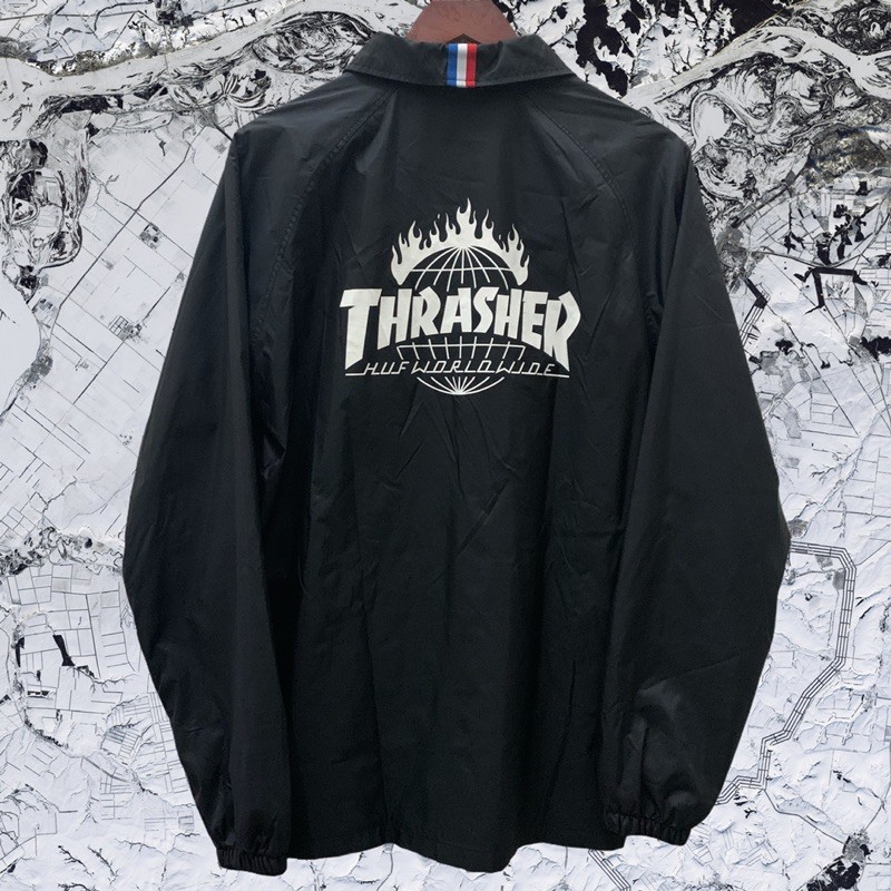 Huf thrasher windbreaker best sale