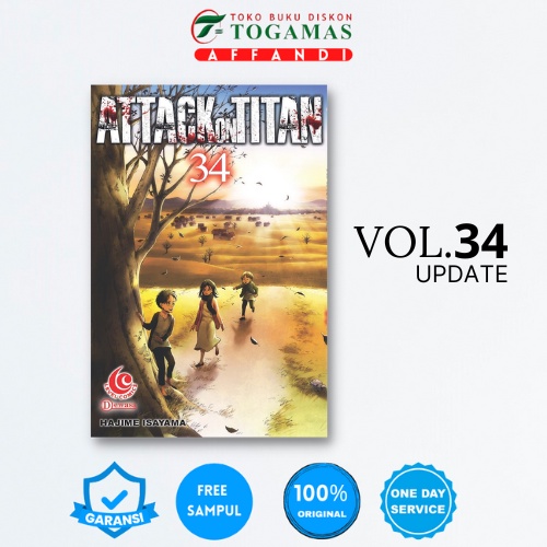 Jual [ UPDATE ] LC : ATTACK ON TITAN VOLUME 34 | 1 - 34 // HAJIME ...
