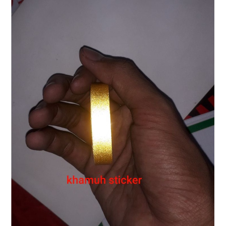 Jual Sticker lis velg lebar 1cm | Shopee Indonesia