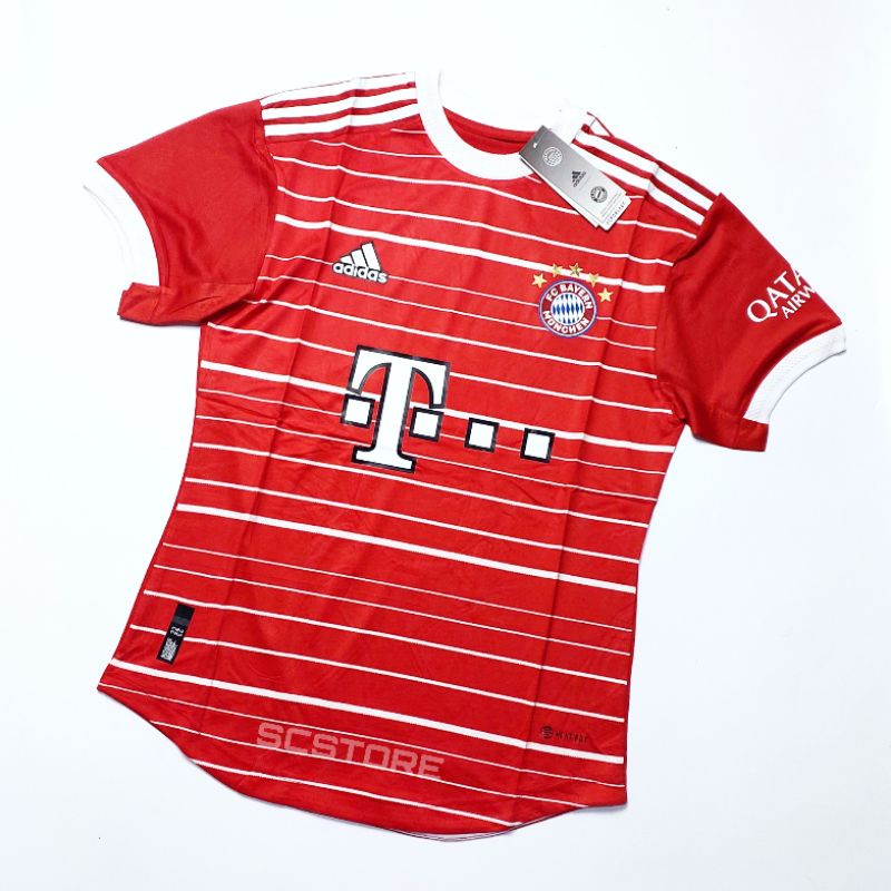 Maillot Domicile Bayern Munich Adizero 2015-2016 - Taille 7 - Flocage Lewandowski - Neuf