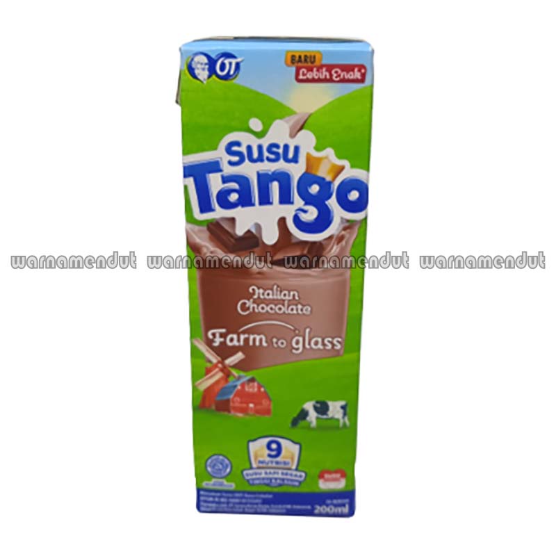 Jual Susu Tango kotak 200ml rasa italian chocolate WMO OT1649 | Shopee ...