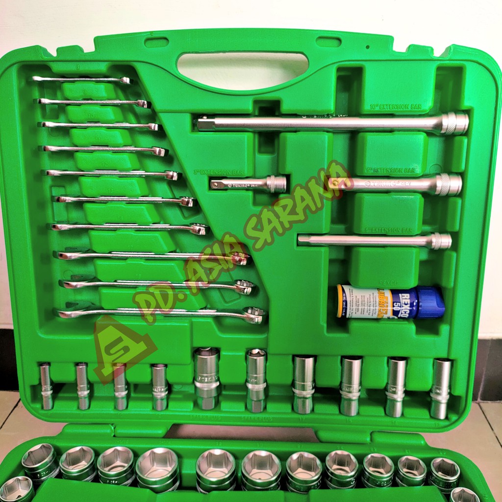 Jual Toolkit Socket Set 120pcs Set 1/4