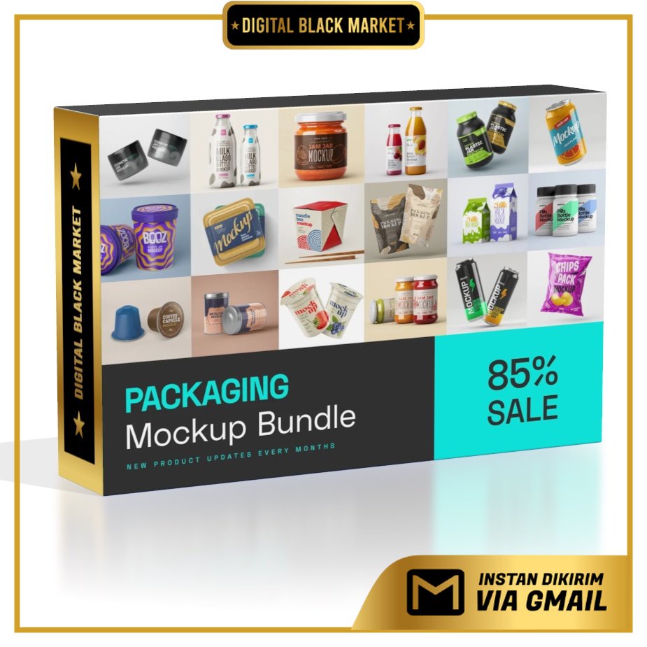 Jual ID12817 - Packaging Mockup Bundle | Shopee Indonesia