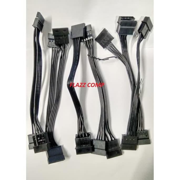 Jual Kabel Power Connector Molex To Sata 2 Cabang Original Shopee Indonesia 7127