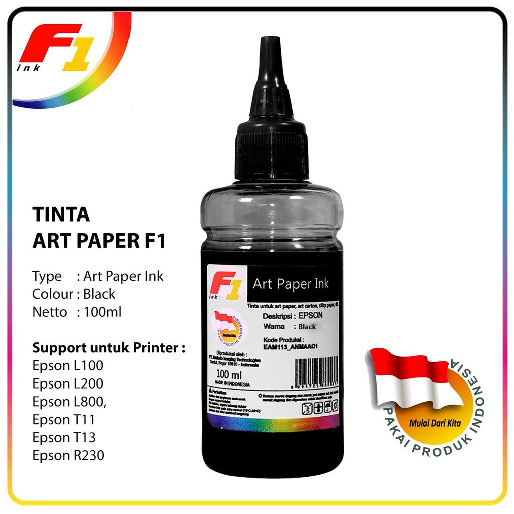 Jual Tinta Art Paper F1 Ink 100ml L120 L200 L310 L360 L365 L380 L365 ...