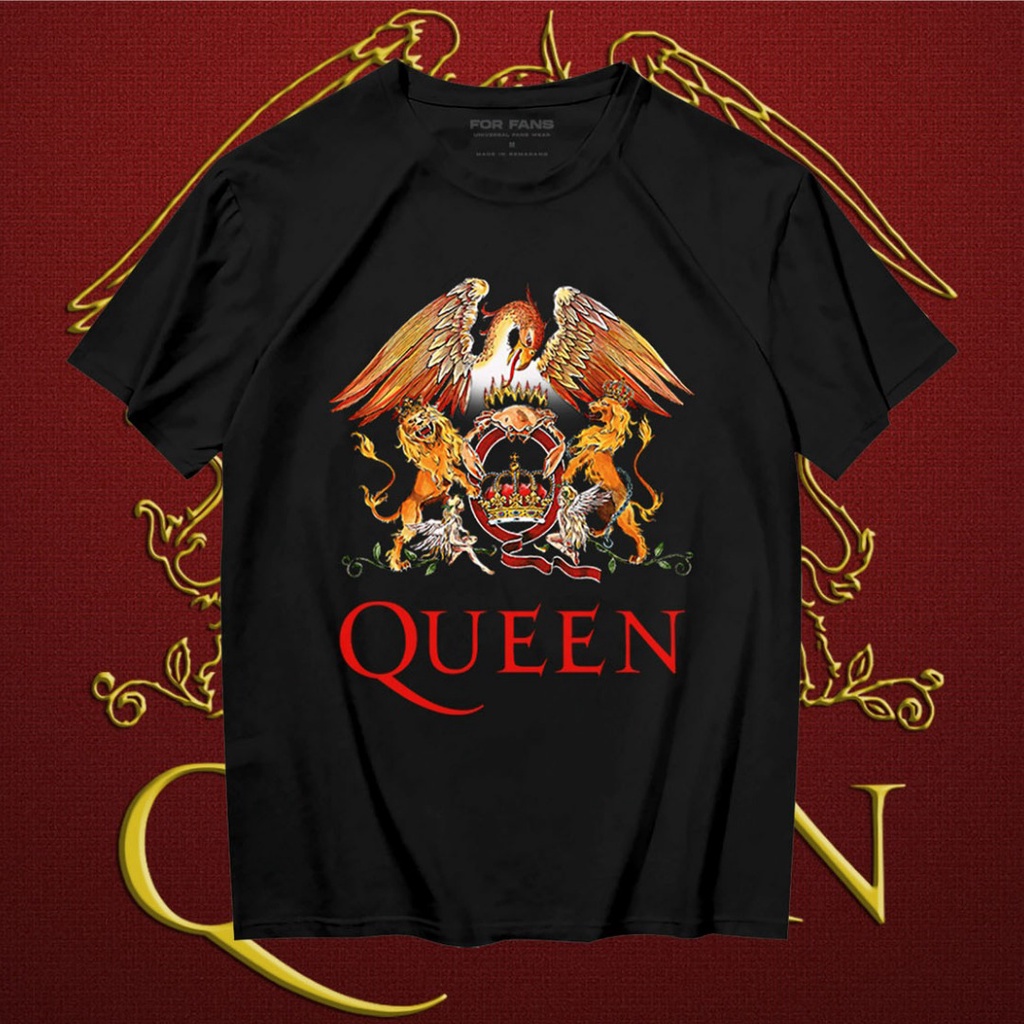 Jual T Shirt Kaos Baju Rock Band QUEEN Logo | Shopee Indonesia