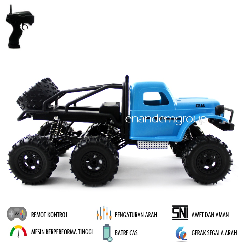 Jual Mainan Mobil Remot Kontrol Rc Offroad Truk Kontainer Roda Suspensi Shopee Indonesia