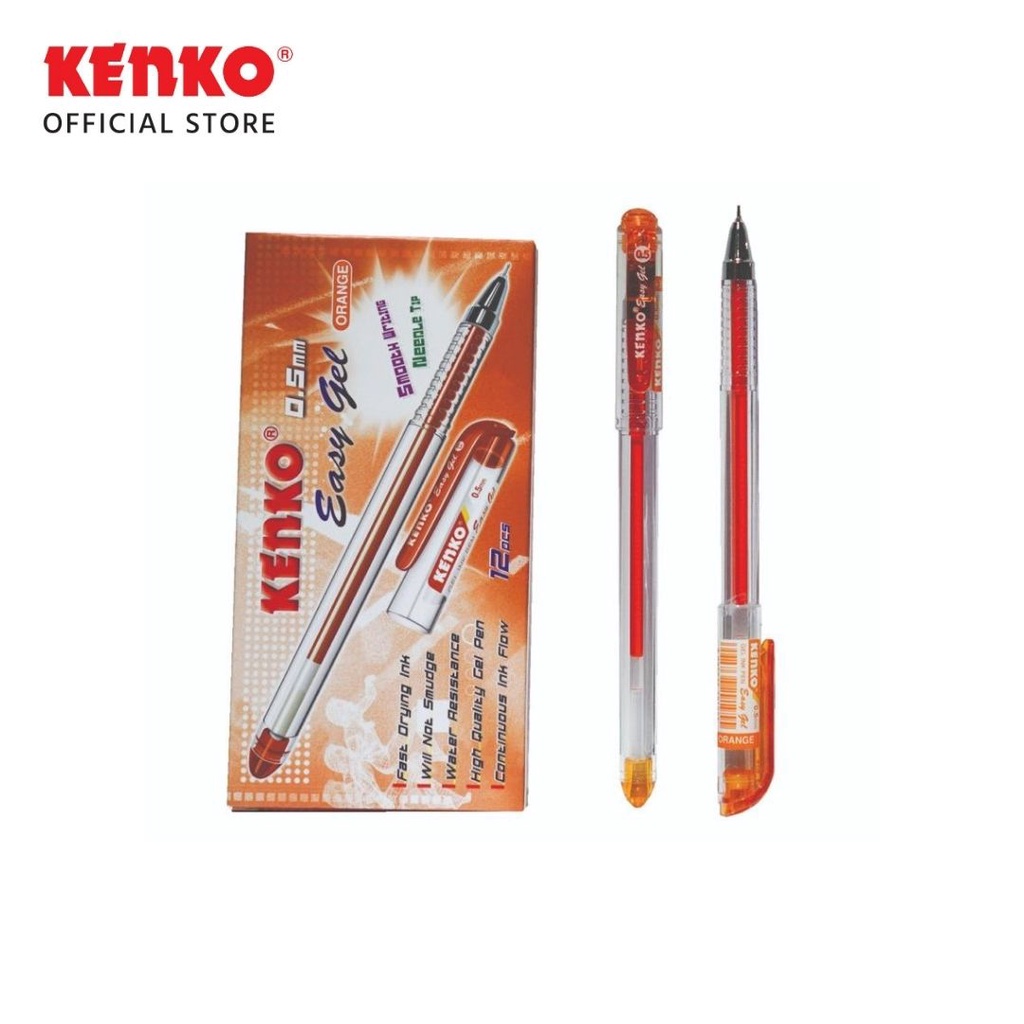 KENKO GEL PEN / Pulpen Jel / Pena Jel / Pen Tinta Gel Easy Gel (4)