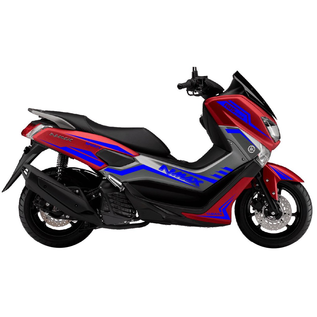 Jual Striping Cuting Stiker YAMAHA Nmax Merah - CSN23M | Shopee Indonesia