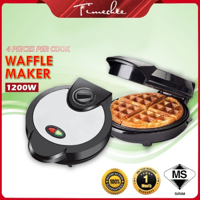 Jual Waffle Maker Cetakan Panggangan Wafle Roti Kue Electrick Listrik Murah Shopee Indonesia