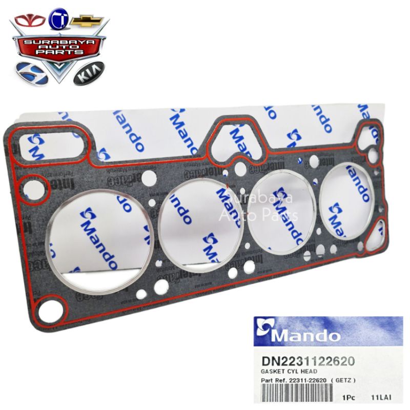 Jual Gasket Cylinder Head Hyundai Getz Packing Head Hyundai Getz ...