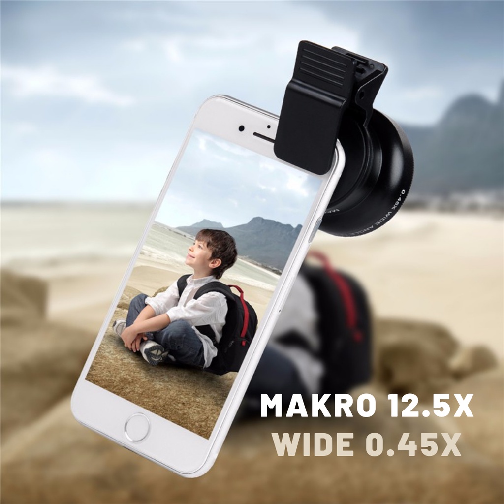 Jual Lensa Kamera / Camera Zoom HP Fotografi Super Wide Angle Lens ...