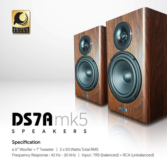 Jual Dolphin DS7A mk5 generasi terbaru speake flat monitor studio ...