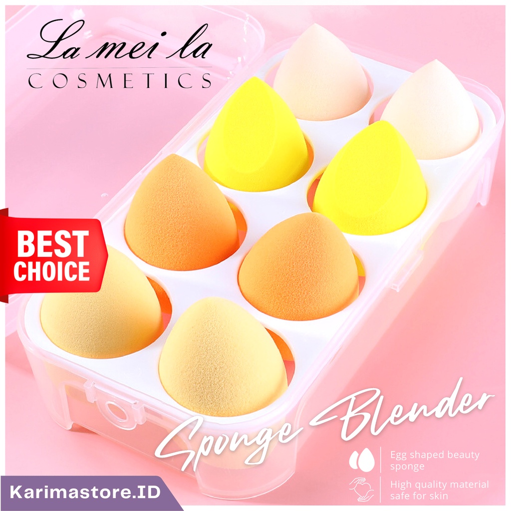 Jual [Original] Spons Blender 4pcs / 8pcs Sponge Blender Lameila / Make