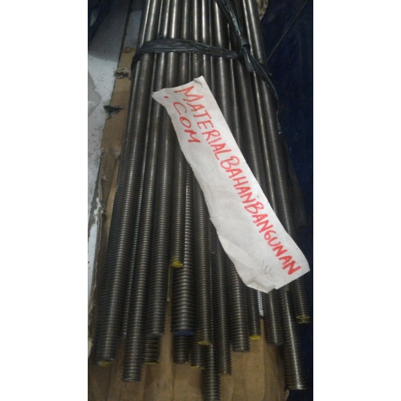 Jual Menakjubkan As Drat Baut Ulir M 14 Mm Panjang 100 Cm Panjang 1 ...