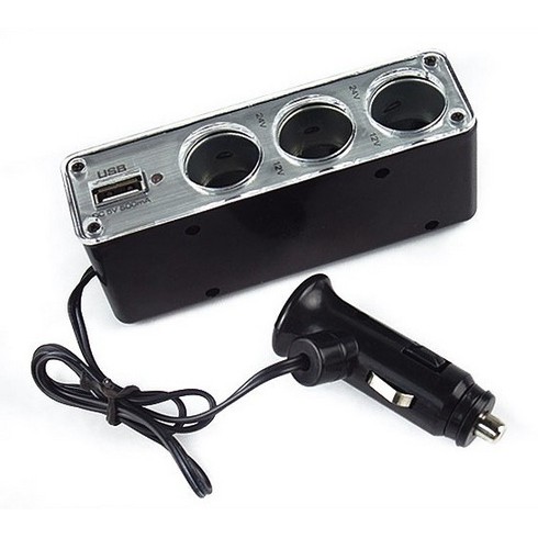Jual Triple Extension Pemantik Rokok Colokan Socket 12V/24V Car ...