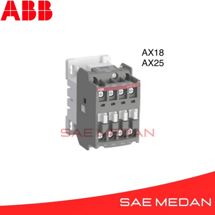 Jual ABB Contactor AX18-30-10 / Kontaktor AX18-30-10 220VAC | Shopee ...