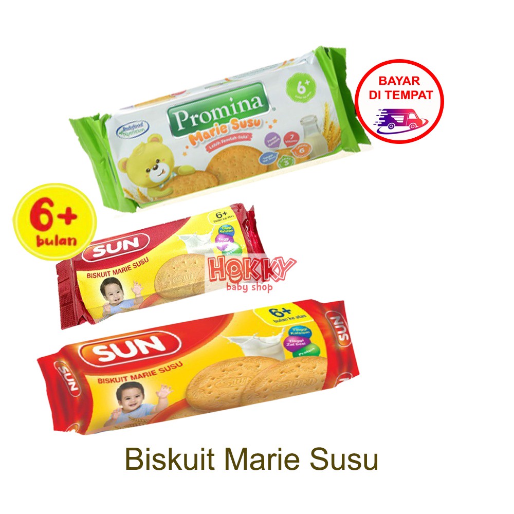 Jual SUN PROMINA Biskuit Marie 80 gr / 150 gr | Shopee Indonesia