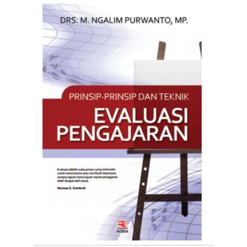 Jual BUKU Prinsip-prinsip Dan Teknik Evaluasi Pengajaran ORIGINAL ...