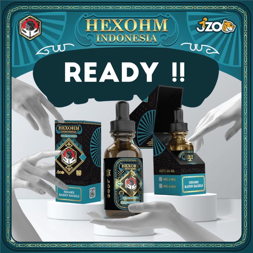 Jual LIQUID HEXOHM V2 Sesame Raisin Bagels | Shopee Indonesia