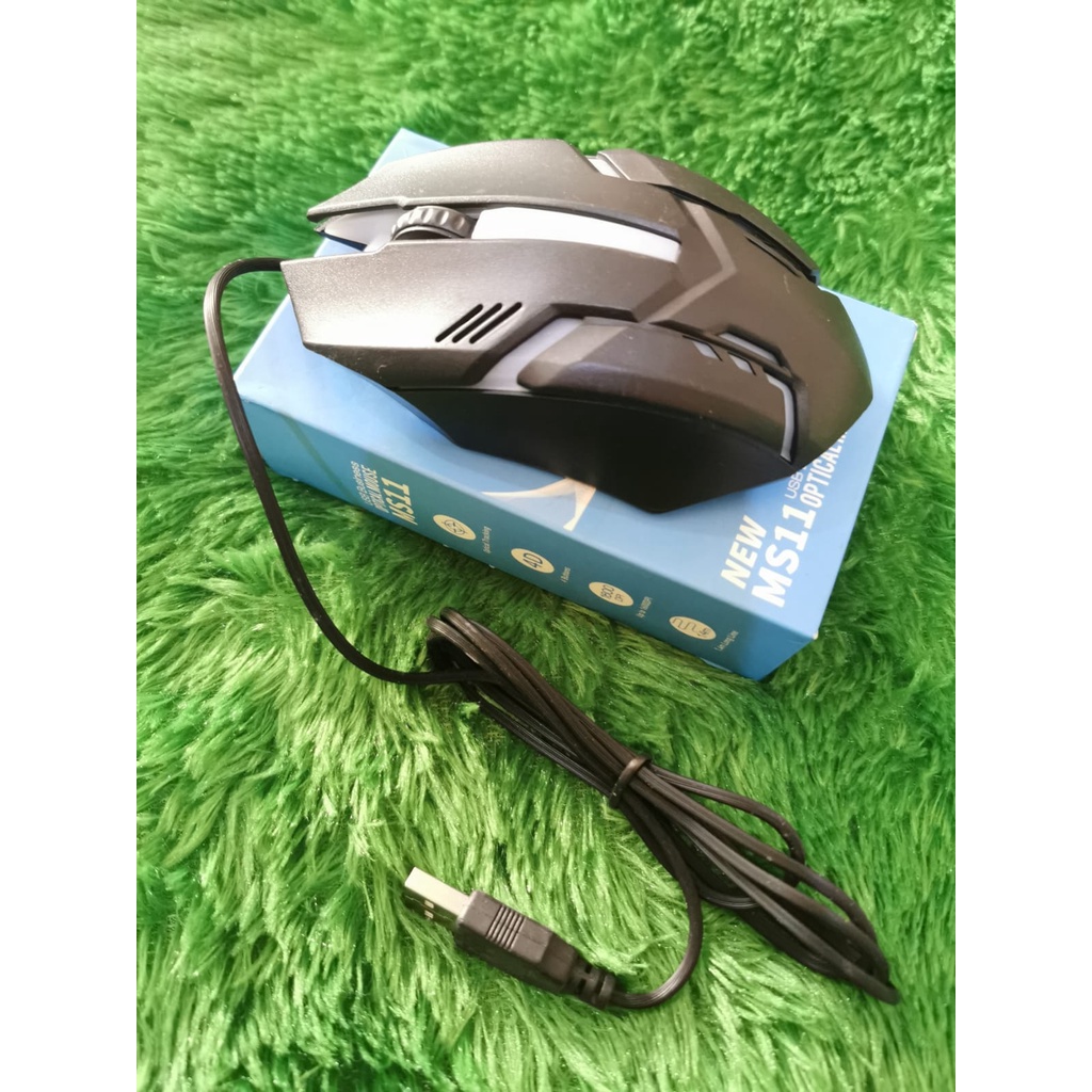 Jual Optical Mouse MS11 USB Business/ Mouse Model Gaming Wired Optical