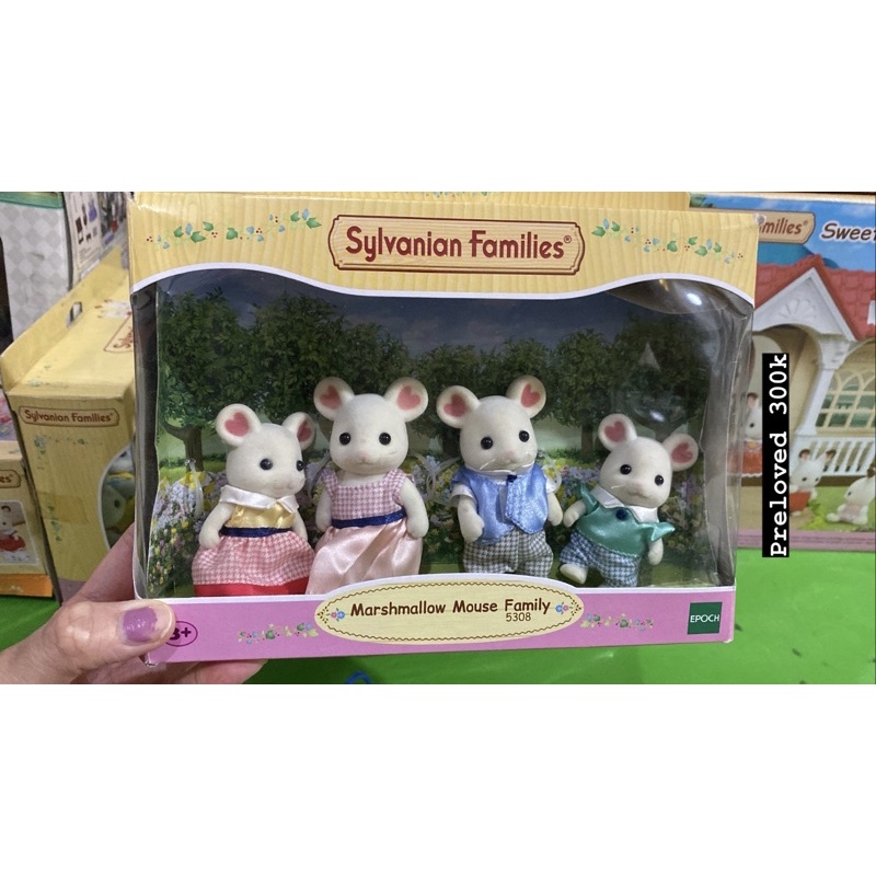 Sylvanian Families - Marshmallow Mouse Family (5308)