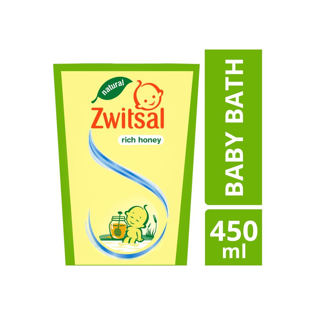 Jual Zwitsal Natural Rich Honey Baby Milky Bath 450ml | Shopee Indonesia